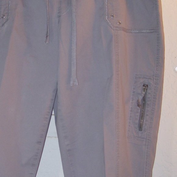 Westport Grey Cotton Blend Cargo Pants Size XL - Picture 3 of 13
